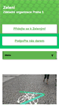 Mobile Screenshot of praha1.zeleni.cz