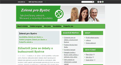Desktop Screenshot of bystrc.zeleni.cz