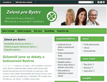 Tablet Screenshot of bystrc.zeleni.cz