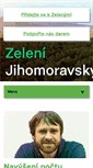 Mobile Screenshot of jihomoravsky.zeleni.cz