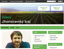 Tablet Screenshot of jihomoravsky.zeleni.cz
