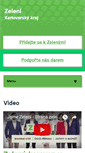 Mobile Screenshot of karlovarsko.zeleni.cz