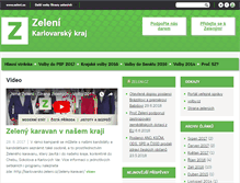 Tablet Screenshot of karlovarsko.zeleni.cz